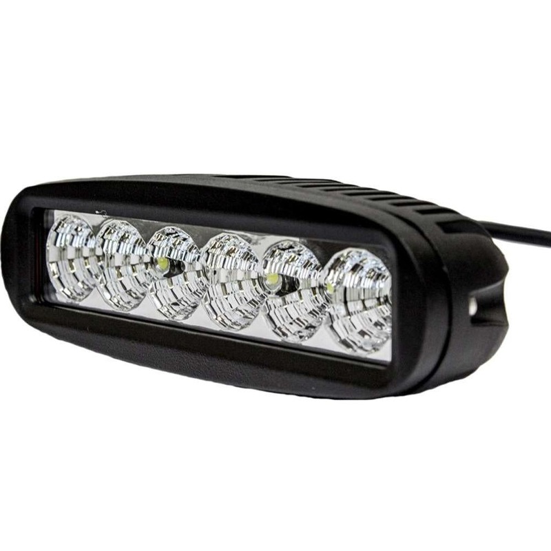 KM LED 6.25" x 1.75" Light - Flood Beam