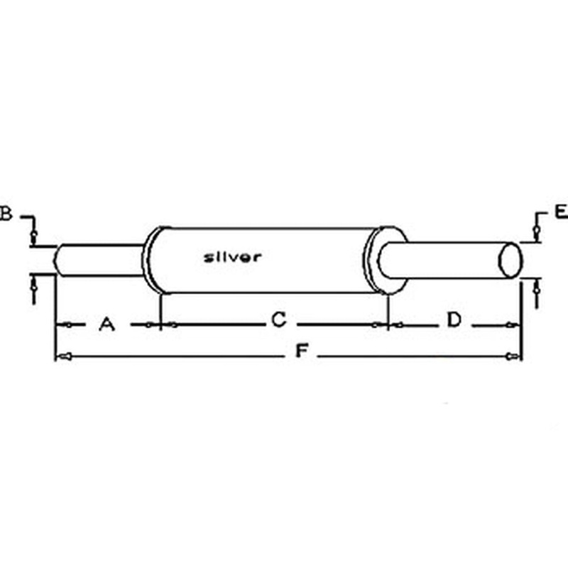 S.14517 Muffler, Ih, 3109792R92 Fits Case IH