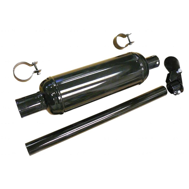 S.43643 Muffler, Black, 181867M91 - Fits Massey Ferguson