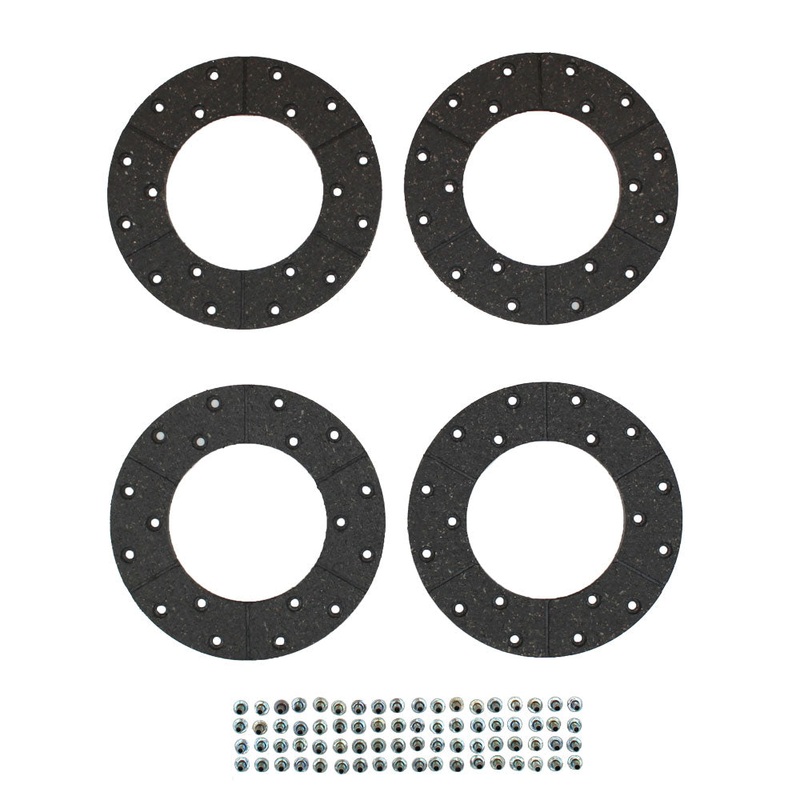 ABC3300 Disc Brake Linings W/Rivets - Fits Massey Harris