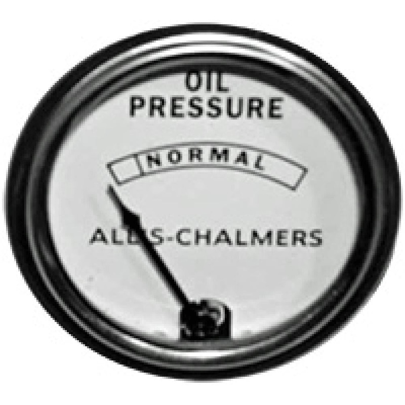 ACS262 Oil Pressure Gauge, (0-80 PSI) Fits Allis Chalmers
