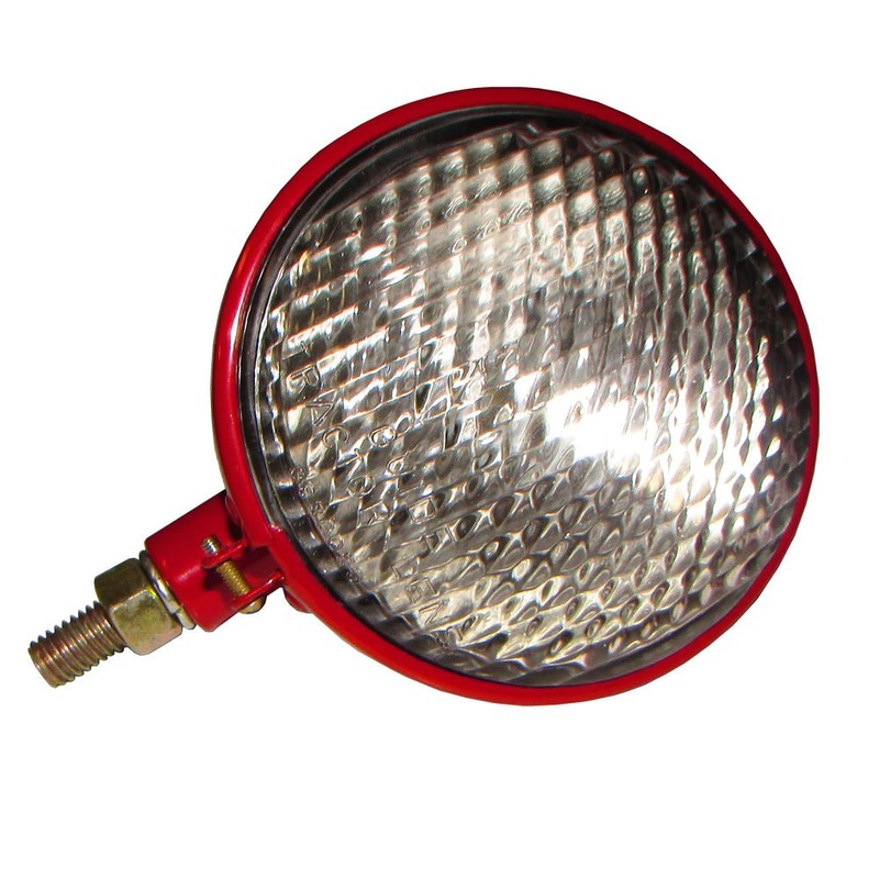 IHS351R12V Complete Headlight Assembly Red 12V Fits International Harvester