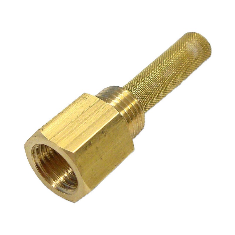 IHS972 Carburetor Fuel Line Fitting with Strainer - Fits International