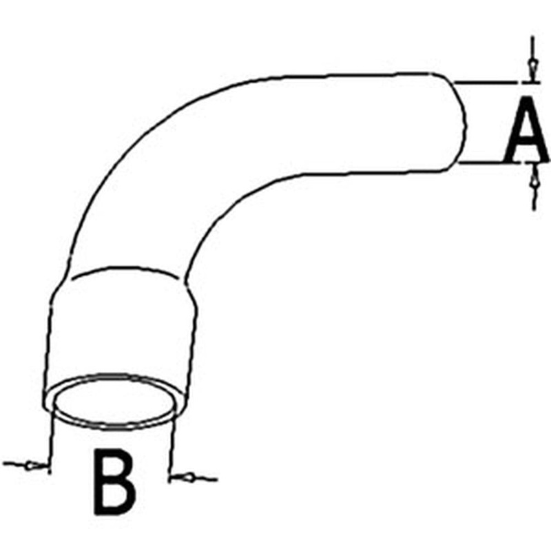 JDS4570 Lower Radiator Hose Fits Case