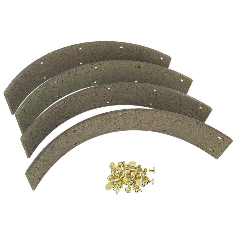 MMS2278 Brake Lining Kit With Rivets (Set Of 4) Fits Minneapolis Moline