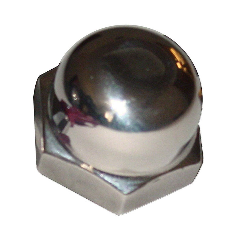 R4506 Steering Wheel Nut, Stainless Steel - Fits John Deere 50, 520, 60, 620, 70