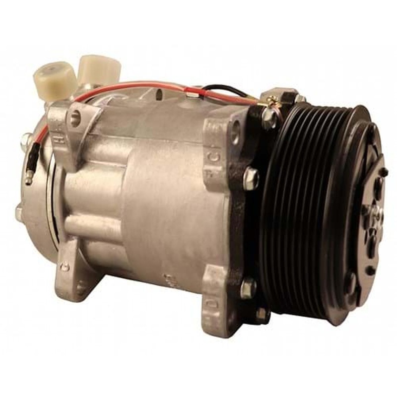 8882016158A Sanden SD7H15 Compressor, w/ 8 Groove Clutch - Fits Case IH