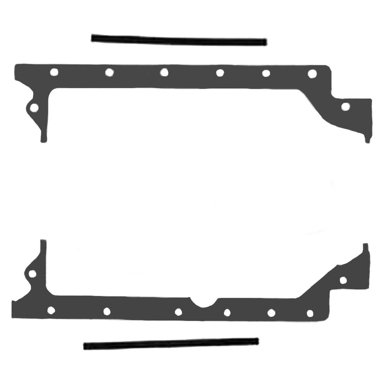 OS87033 Oil Pan Gasket Set - Fits Massey Ferguson 240, 30B, 35, 4500, 50 +