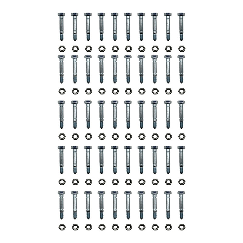 (50) SHEAR PINS & BOLTS for Wheel Horse 3285-11 Snowthrowers Snowblowers Augers