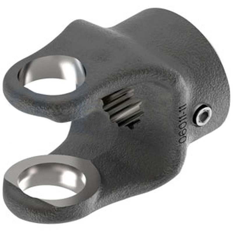 A-801-1013-AI Implement Yoke, .901" X 13 Spline Bore, w/ Set Screw