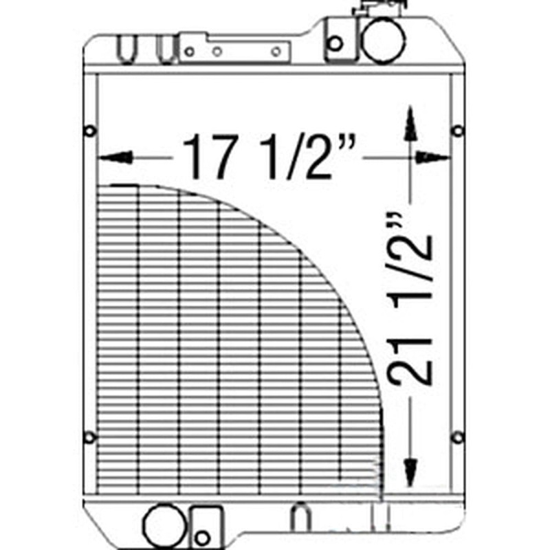 1706-6546 - Radiator Fits Case/International Harvester