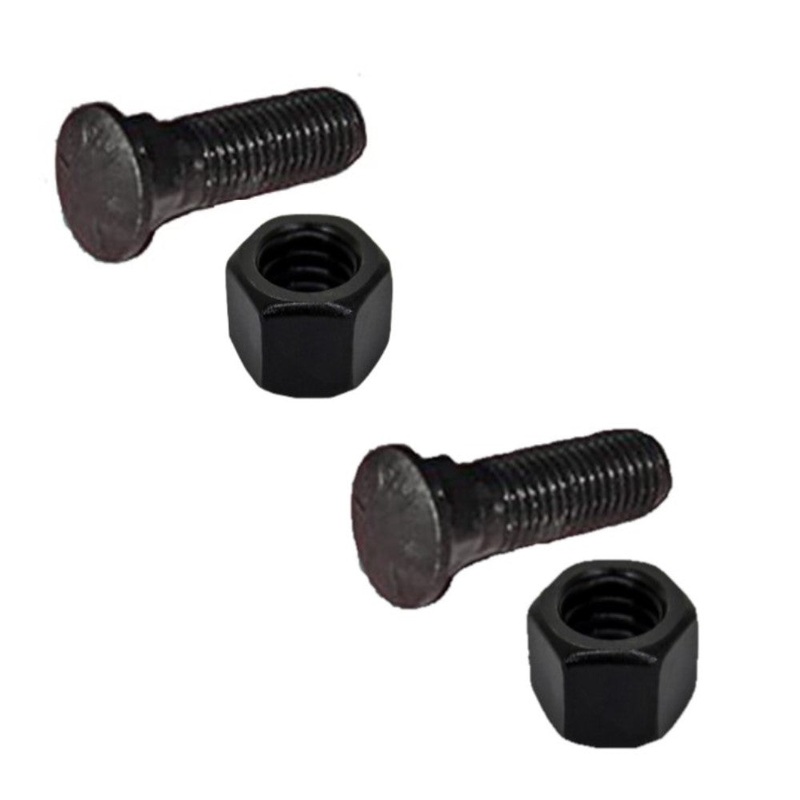 (2) Plow Bolt & Nut for Blades Cutting Edges 5/8-11x2 1/4 Grade 8 PM06705