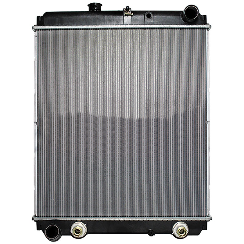 239069 Hino Radiator - 27 1/2 x 25 11/16 x 1 1/2 (PTR w/ Cooler)