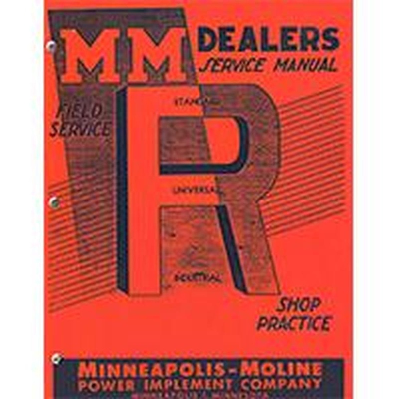 R5963 Service Manual Fits Minneapolis-Moline