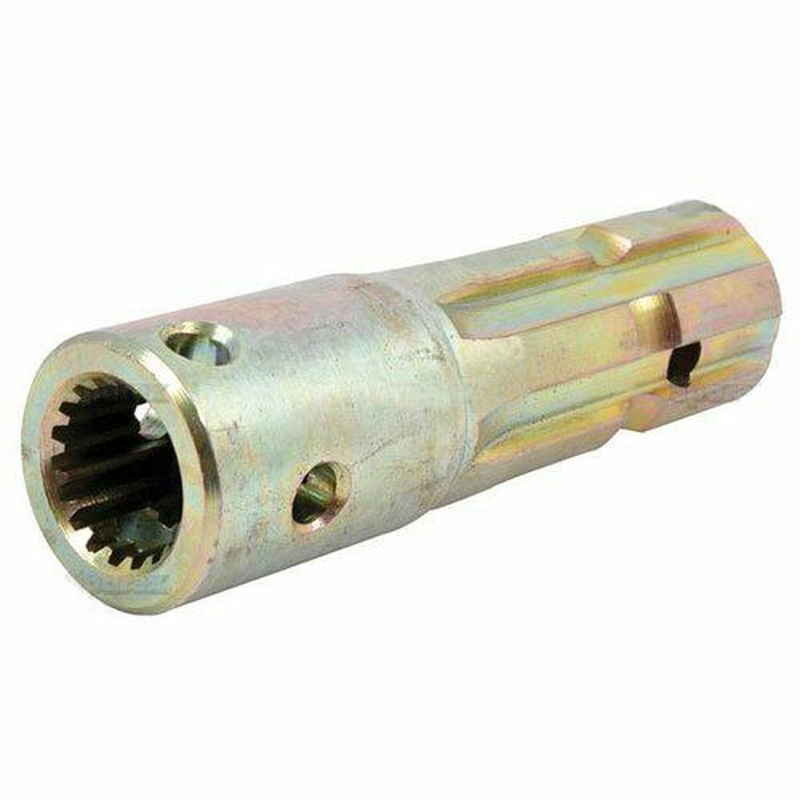 S.15073 PTO Adapter, Female Spline 1'' -18 x Male Spline 1-3/8'' - Fits Satoh