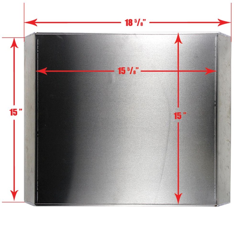 Z40029 Hurricane Engine Driven Fan Shroud - 18 5/8 x 15 x 2 3/8