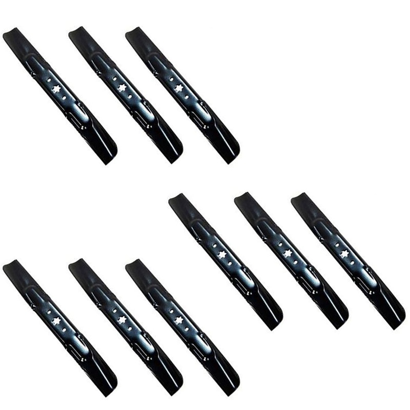 9Pk 14907 6 Point Star Blades Fits Cub Cadet 742-05056, 942-05056A