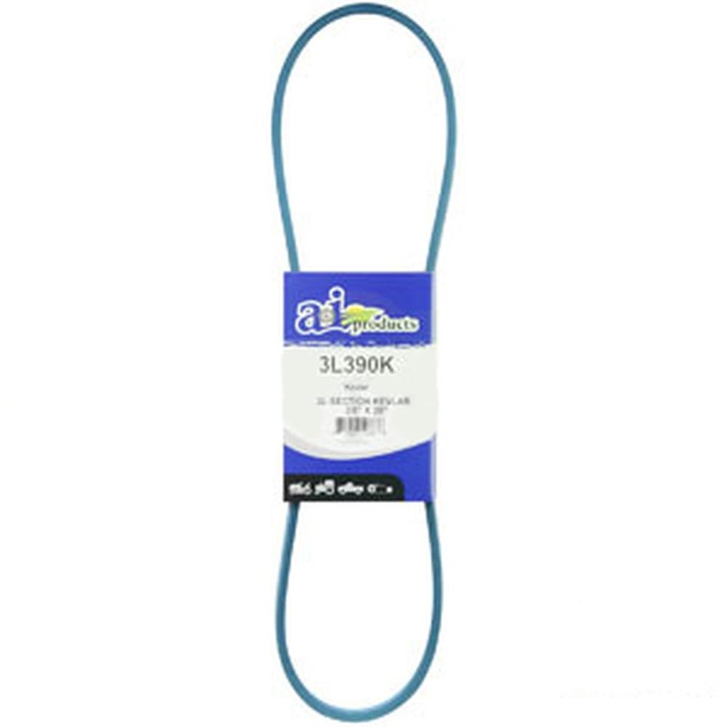 A-3L390K-AI Made With Aramid V-Belt (3/8" X 39" )