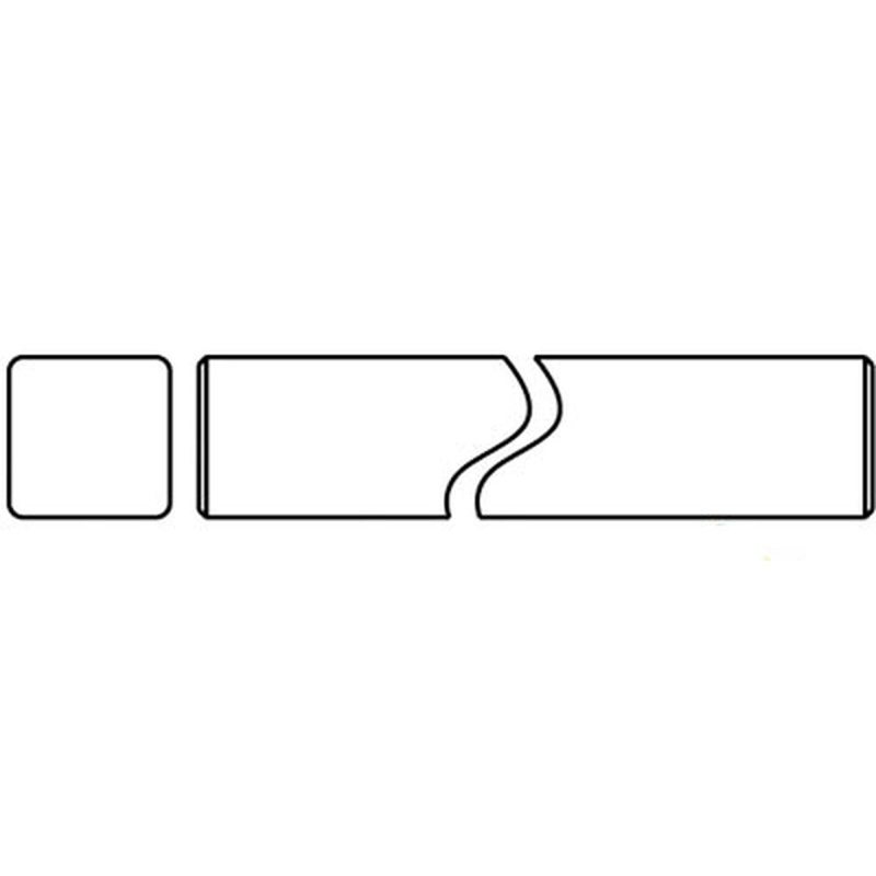 A-404-0021-AI 3 5/16" Square Shaft