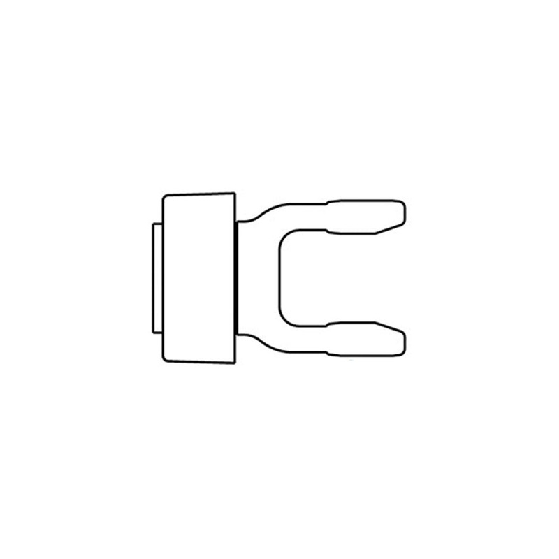 A-BP572103851-AI Tractor Yoke, Splined 1 3/4" - 20 Spline w/ Twist Collar