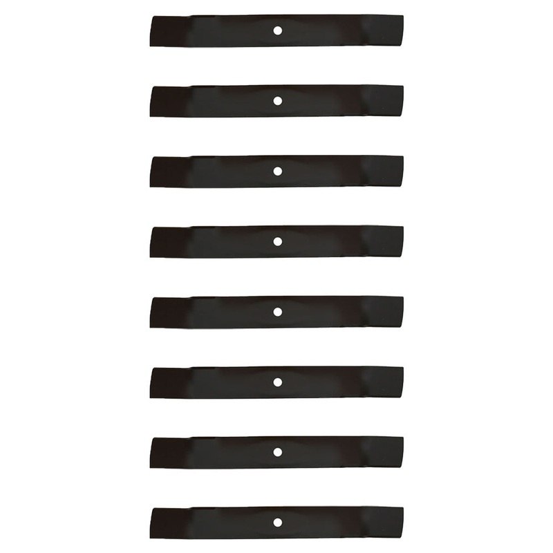 M139802 Eight (8) Mower Blade Fits John Deere 1742GS 1742HS Sabre Lawn Tractors