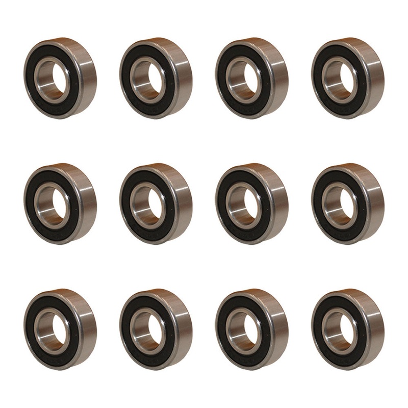 99502H 5/8"x1-3/8"x0.433" Mower Spindle Bearing Go Kart Bearing (Qty. 12)