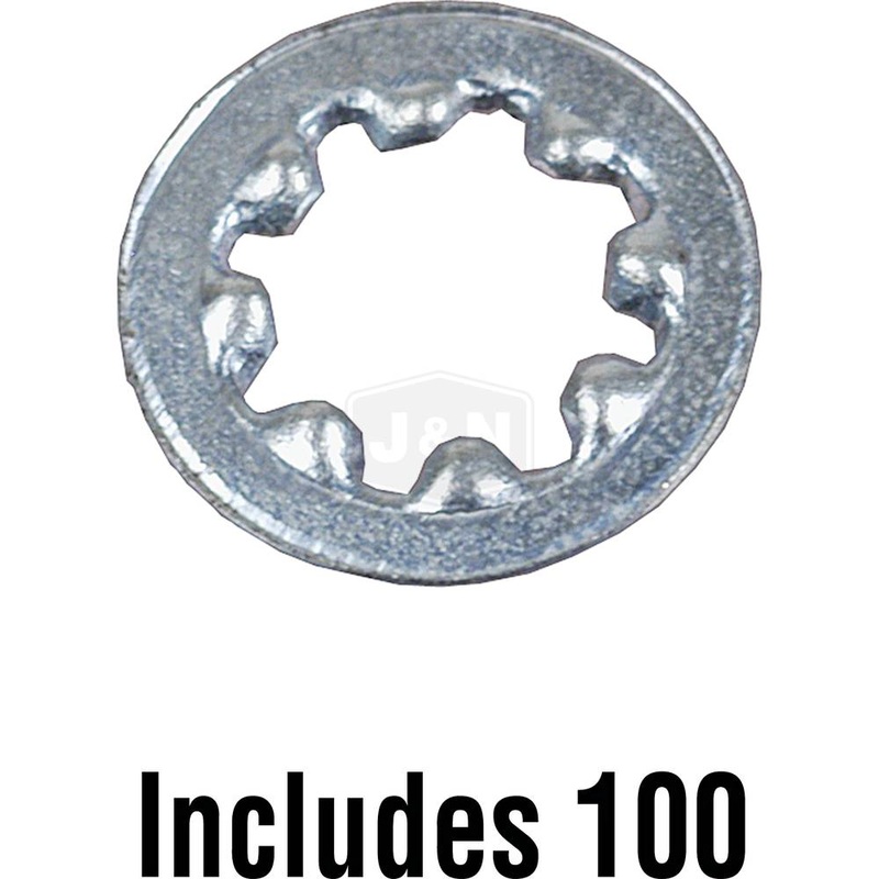 455-08001-100-JN J&N Electrical Products Washer, Lock, Star