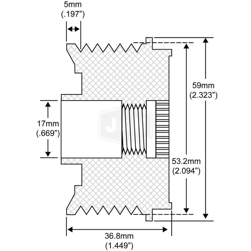 206-14015-JN J&N Electrical Products Pulley