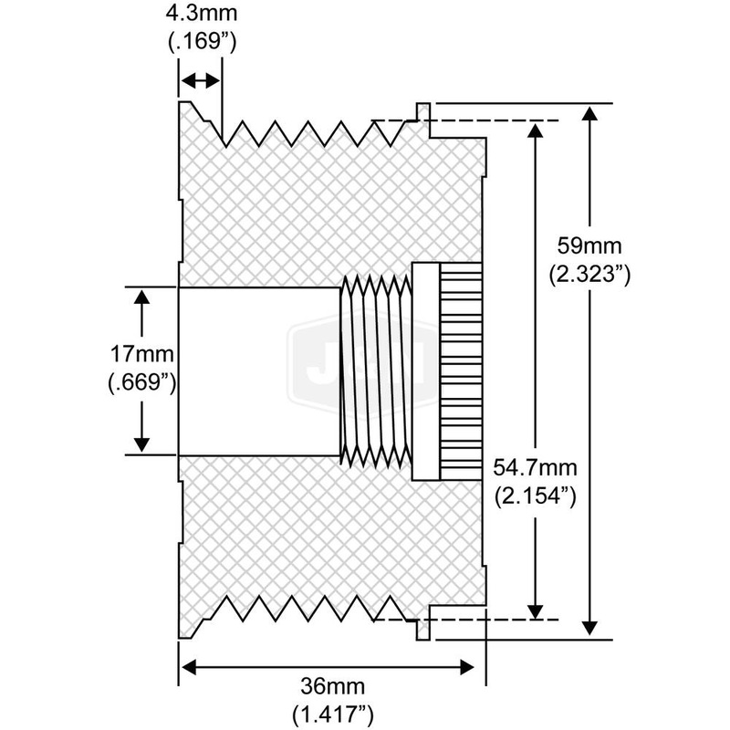 206-48001-JN J&N Electrical Products Pulley