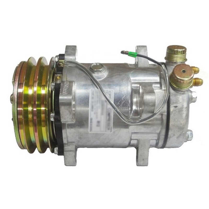 A/C Compressor w/Clutch Fits Ford/New Holland Combine & Forage Harvester