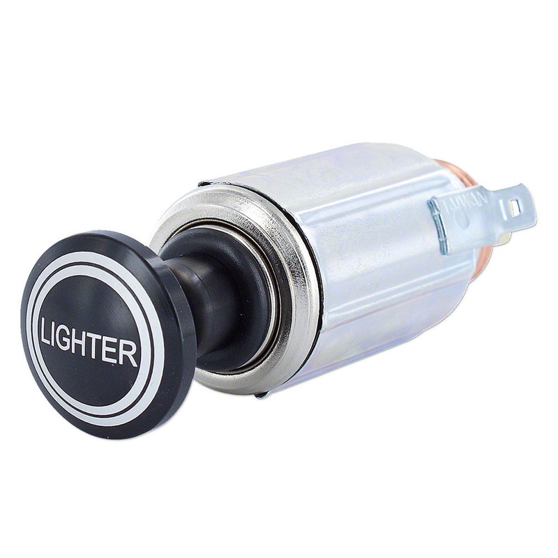 Cigarette Lighter with Socket - 6 Volt Fits Allis Chalmers Fits John Deere Fits
