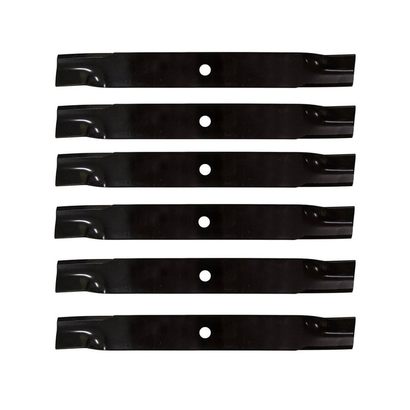 (6) High Lift Mower Blades Fits John Deere Mowers with 72" Deck AM102402 M119975