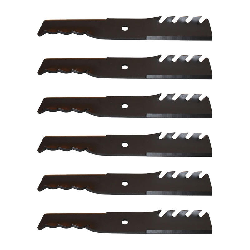 (6) Mower Deck Mulch Blades - 48'' - ZT3500 Fits Champion XT Fits Citation