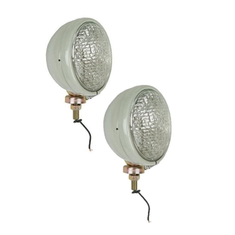 6 Volt Pair (2) Tract-O-Lite Head Light Fits Ford Fits Massey Ferguson
