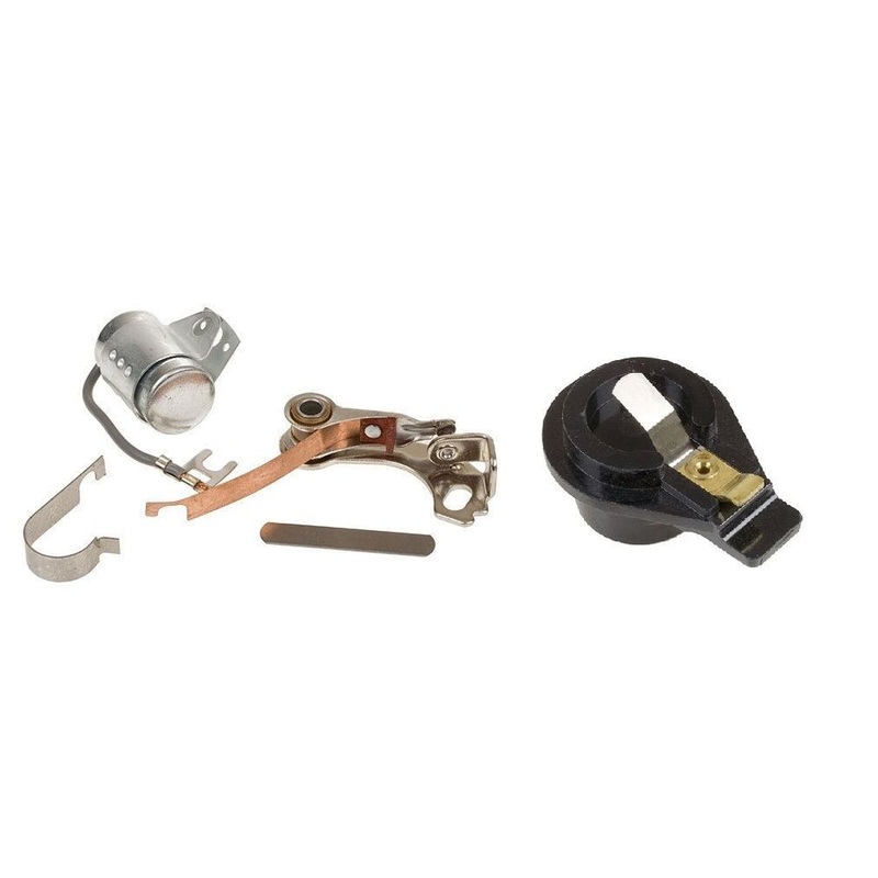 Ignition Tune Up Kit with Rotor - Fits John Deere 1010 1020 2010 2020 Prestolite