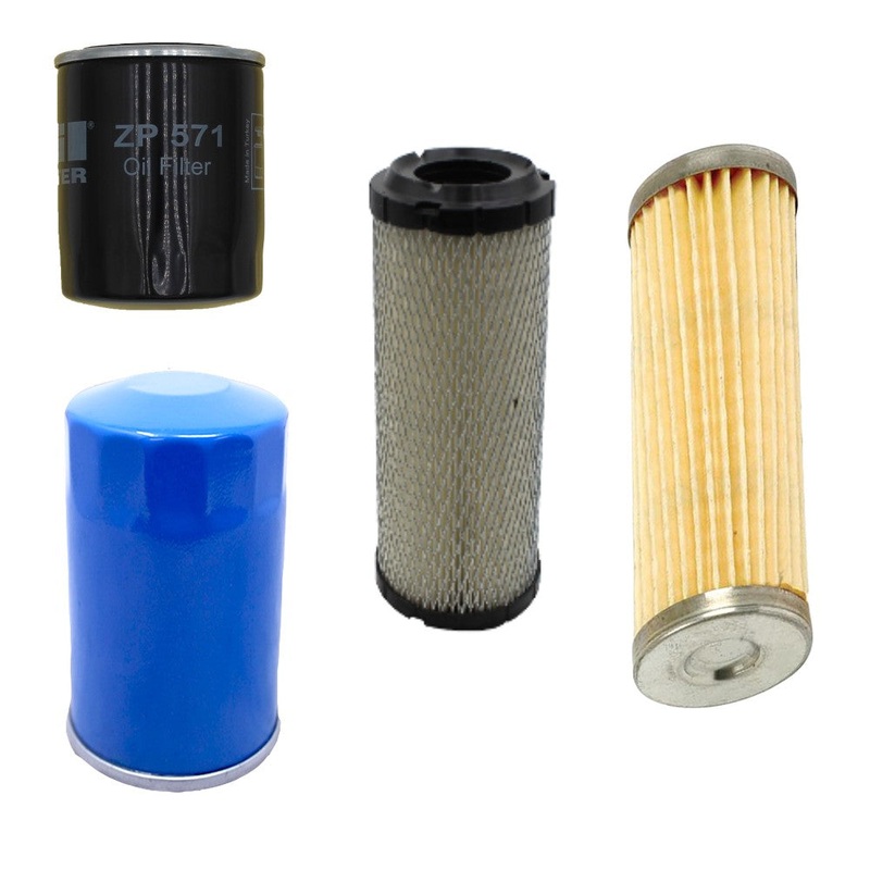 New Filter Kit Air/Fuel/Oil/HST B7300 Fits Kubota