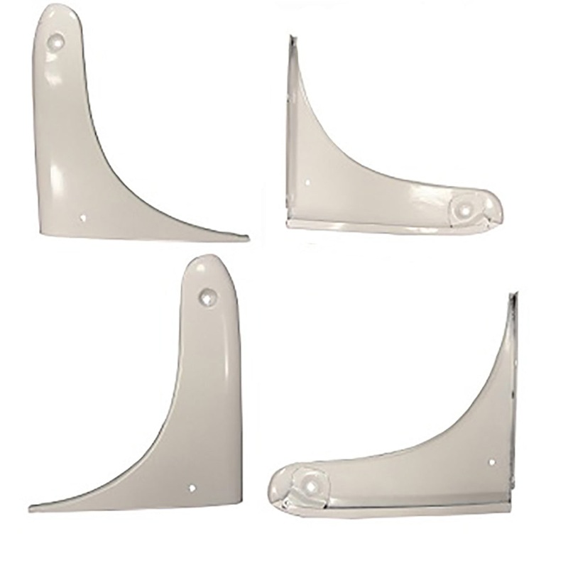 Hood Side Panels 1 RH 1 LH Fits Ford 8N16619A & 8N16618A Doglegs