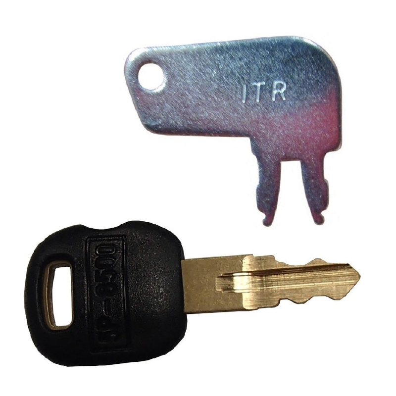 Old Style Ignition & Master Disconnect Keys Fits Caterpillar & ASV Posi J1L1