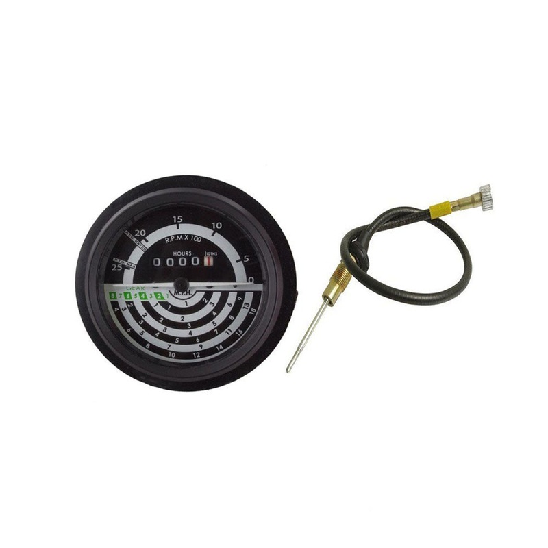 Replacement Tachometer & Cable Fits John Deere 1520 2020 2120 2630 2640 2040
