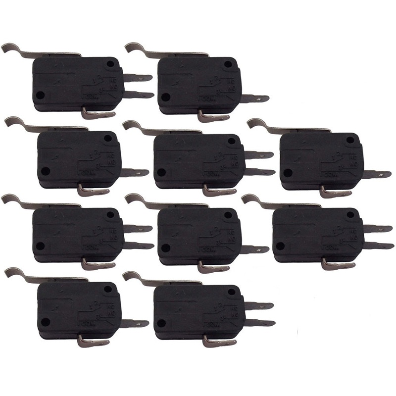10 Micro Switches 2 & 3 Prong for Club Car 1014807 1014808 Forward Reverse Speed