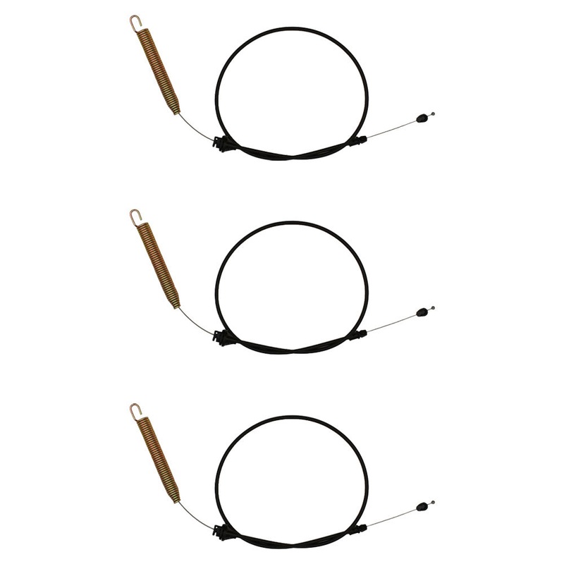 (3) 42" Mower Deck Engagement Cable 175067 169676 Fits Craftsman Fits Husqvarna