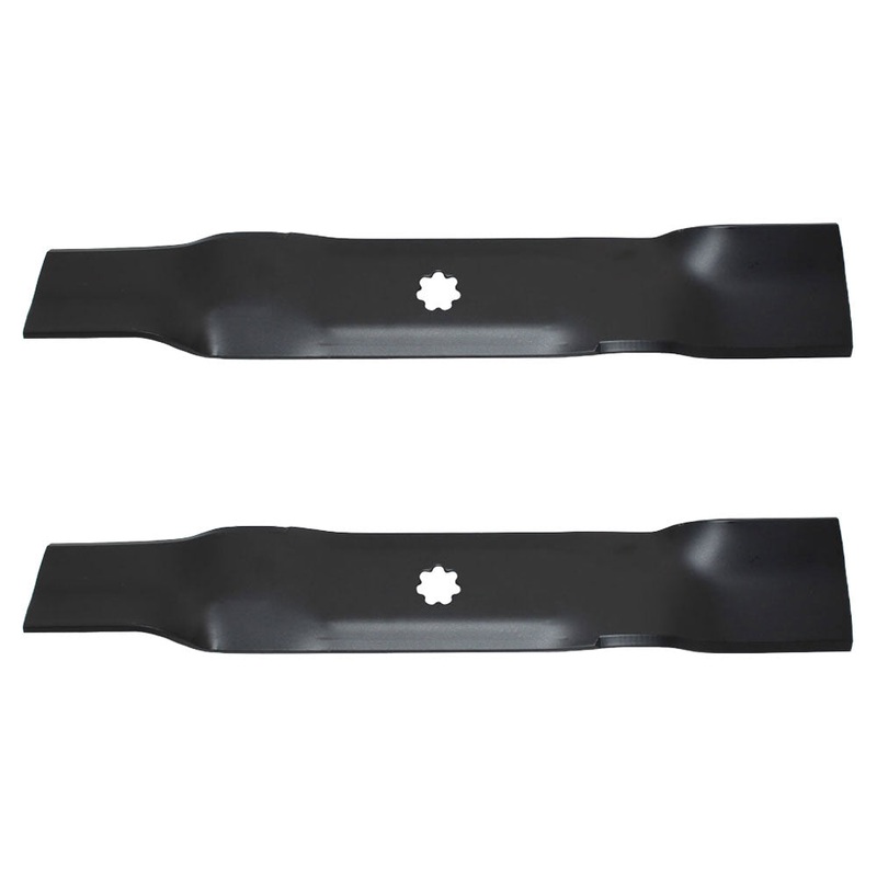 GX21784 Two (2) New Mower Blades Fits John Deere Models 145 and 155C riders