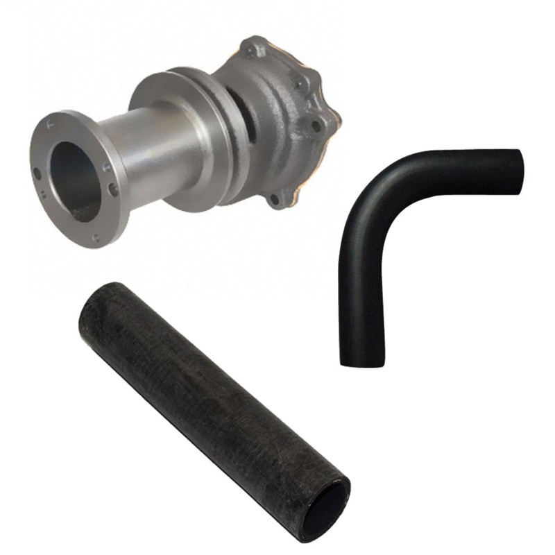 CDPN8501C Water Pump & Radiator Hoses Set Fits Ford/New Holland 2000 4000