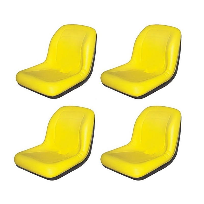 4 HIGH BACK Seats Fits John Deere Fits Gator TX / TX 4x2 / TX Turf / TX 4x2 Turf