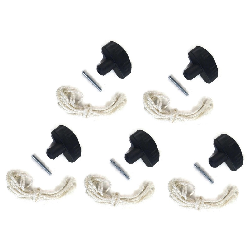(5) Pack Pull Start Recoil Handle W/ 88 Rope Polaris 250 300 350 350L 400 400L"