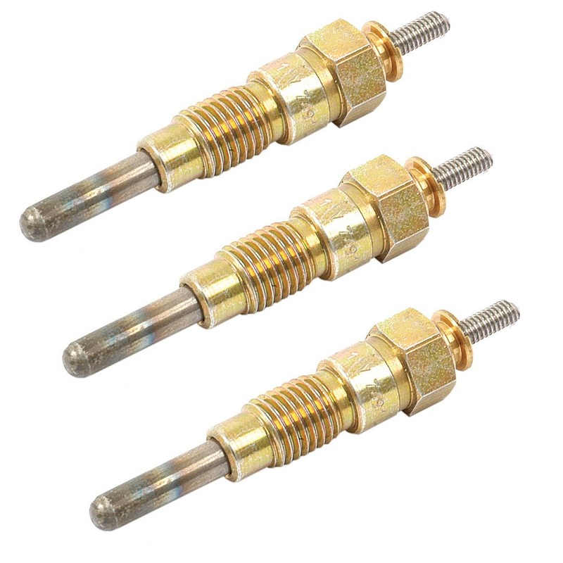 THREE (3) GLOW PLUG PLUGS Fits John Deere F915 F925 F935 X495 X595