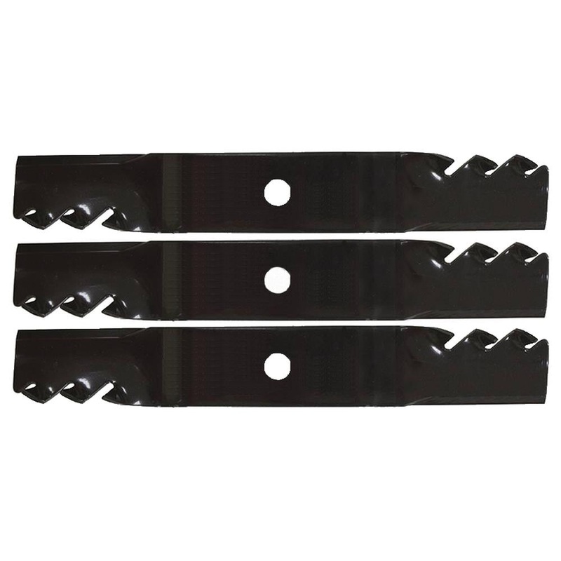 3 Toothed Mower Blade Fits John Deere 48" M115495 M114581 M115328 M135589 M11351