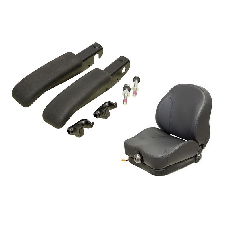 Gray Uni Pro Suspension Seat Fits Exmark Front Runner Lazer Z Fits John Deere