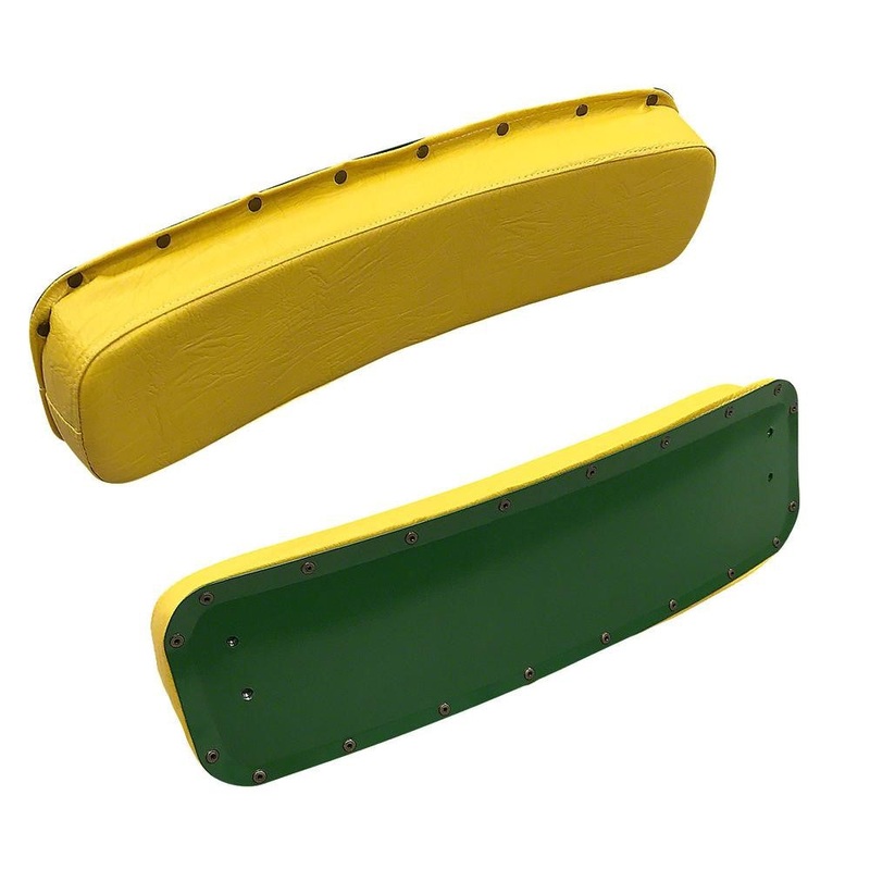 Restoration Quality Yellow Seat Back W/ Brass Rivets Fits John Deere A B D G R