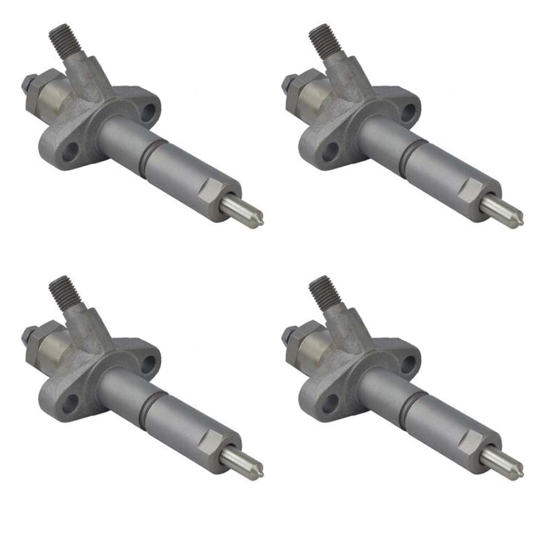 Set of 4 Fuel Injectors For 4 Cylinder Fits Ford New Holland Tractors